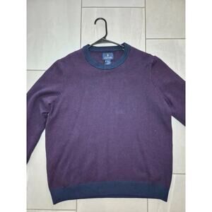 Mens Size XL Stafford Sweater Purple/Navy